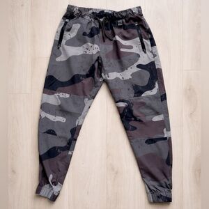 Flag Nor Fail Camo Joggers Men’s Small Tactical Gym Pants